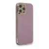 Apple iPhone 12 Pro Kılıf Volet Silikon - Mor