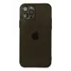 Apple iPhone 12 Pro Max Kılıf Fly Lens Silikon - Siyah