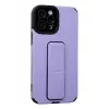 Apple iPhone 12 Pro Max Kılıf Mega Standlı Silikon - Lila