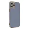 Apple iPhone 12 Pro Max Kılıf Volet Silikon - Mavi