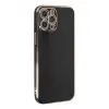 Apple iPhone 12 Pro Max Kılıf Volet Silikon - Siyah