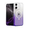 Apple iPhone 12 Pummel Shiny Magsafe Kapak - Mor
