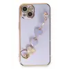 Apple iPhone 14 Kılıf Esila Silikon - Lila