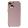 Apple iPhone 14 Kılıf Volet Silikon - Mor
