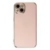 Apple iPhone 14 Kılıf Volet Silikon - Pembe