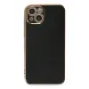 Apple iPhone 14 Kılıf Volet Silikon - Siyah