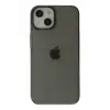 Apple iPhone 14 Plus Kılıf Pc Sert Şeffaf Kapak - Siyah
