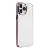 Apple iPhone 14 Pro Kılıf Element Silikon - Lila