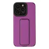 Apple iPhone 14 Pro Kılıf Mega Standlı Silikon - Mor