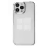 Apple iPhone 14 Pro Max Kılıf Element Silikon - Gümüş