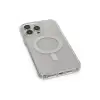 Apple iPhone 14 Pro Max Kılıf Matte Şeffaf Magneticsafe - Şeffaf