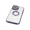 Apple iPhone 14 Pro Max Kılıf Slot Silikon - Mor
