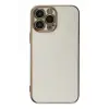 Apple iPhone 14 Pro Max Kılıf Volet Silikon - Beyaz
