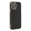 Apple iPhone 14 Pro Max Kılıf Volet Silikon - Siyah
