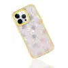 Apple iPhone 14 Pro Max Lumi Desenli Kapak - Sarı