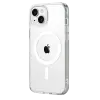 Apple iPhone 15 Combo Sert Şeffaf Magsafe Kapak - Şeffaf