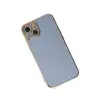 Apple iPhone 15 Kılıf Volet Silikon - Mavi