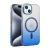 Apple iPhone 15 Plus Glossy Magsafe Kapak - Mavi