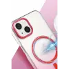 Apple iPhone 15 Plus Glossy Magsafe Kapak - Mavi