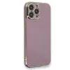 Apple iPhone 15 Pro Kılıf Volet Silikon - Mor