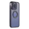 Apple iPhone 15 Pro Max Kılıf Slot Silikon - Mor