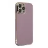 Apple iPhone 15 Pro Max Kılıf Volet Silikon - Mor