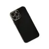 Apple iPhone 15 Pro Max Kılıf Volet Silikon - Siyah