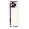 Apple iPhone 15 Pro Max Razer Lensli Silikon - Mor