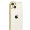 Apple iPhone 15 Razer Lensli Silikon - Gold