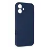 Apple iPhone 16 Kılıf First Silikon - Lacivert