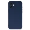 Apple iPhone 16 Kılıf First Silikon - Lacivert