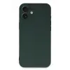 Apple iPhone 16 Plus Kılıf First Silikon - Koyu Yeşil
