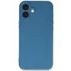Apple iPhone 16 Plus Kılıf First Silikon - Mavi