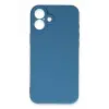 Apple iPhone 16 Plus Kılıf First Silikon - Mavi