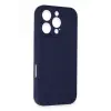 Apple iPhone 16 Pro Kılıf First Silikon - Lacivert