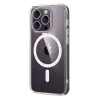 Apple iPhone 16 Pro Max Combo Sert Şeffaf Magsafe Kapak - Şeffaf