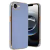 Apple iPhone 16E Kılıf Volet Silikon - Mavi