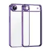 Apple iPhone 17 Air Razer Lensli Silikon - Mor