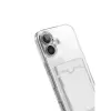 Apple iPhone 17 Kart Şeffaf Silikon - Şeffaf