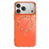 Apple iPhone 17 Pro Max Live Diamond Magsafe Kapak - Turuncu