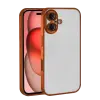 Apple iPhone 17 Razer Lensli Silikon - Turuncu
