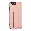 Apple iPhone 6 Kılıf Mega Standlı Silikon - Pudra