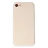 Apple iPhone 7 Kılıf First Silikon - Krem