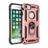 Apple iPhone 7 Kılıf Sofya Yüzüklü Silikon Kapak - Rose