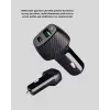 Araç İçi Bluetooth Müzik Kiti + Type-C PD Araç Şarjı Seti