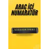 Araç Park Numaratörü Tüm Araçlara Uyumlu Araba Numaralık