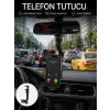 Ayarlanabilir Dikiz Aynası Telefon Tutucu Görüş Açısını Engellemeyen Araç Aparatı