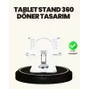 Ayarlanabilir Şeffaf Tablet Standı Kaymaz Silikon Tabanlı