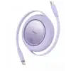 Baseus P10364500213-00 Free2 Pull Mini Kablolu USB-C 100W 2M Mor Şarj Kablosu