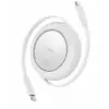 Baseus P10364500213-01 100W 1,5m ree2 Pull Mini Kablolu USB-C Şarj Kablosu Beyaz
